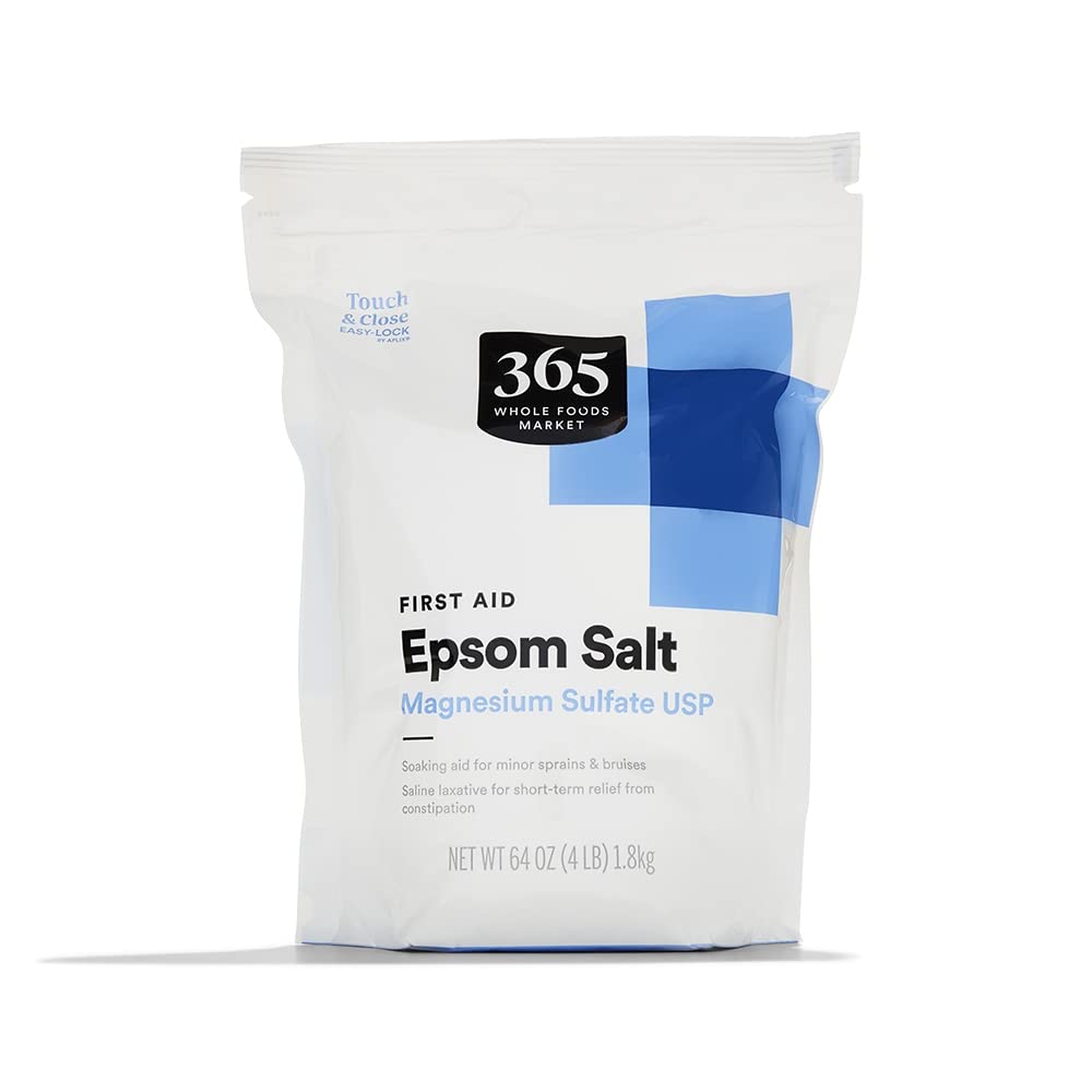 365,全食品市场,急救Epsom盐,硫酸镁,64 Ounce