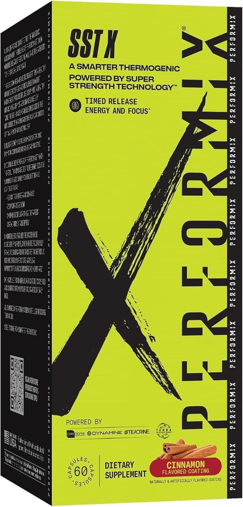 PERFORMIX SST X 超强技术定时释放能量和聚焦动力 - 肉桂 - 60个卡普尔(30架)