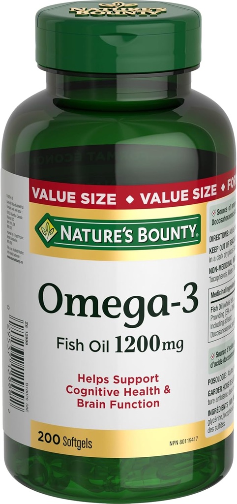 大自然的恩赐 Omega-3 1200mg 200计数