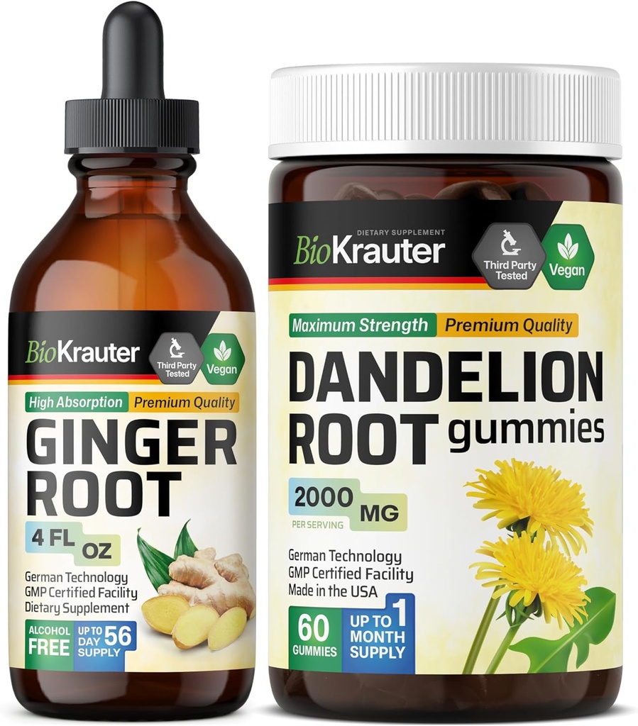 BIO KRAUTER 姜根叮当 4 Fl. Oz. & Dandelion 60古米