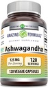 Ashwagandha 解析补充 125 Mg Perer service | Veggie Capsules | Non-GMO | Gluten Free | | |  USA  USA  USA  USA  USA  USA  USA  USA  USA  USA (1 Pack, 120 Counter)