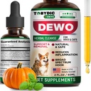 Cats & Dogs 自然广谱 肠道防御与消化液草药支持 - 促进固态健康 - 补充在美国制造的滴液(Herbal Cleanse 2 oz)