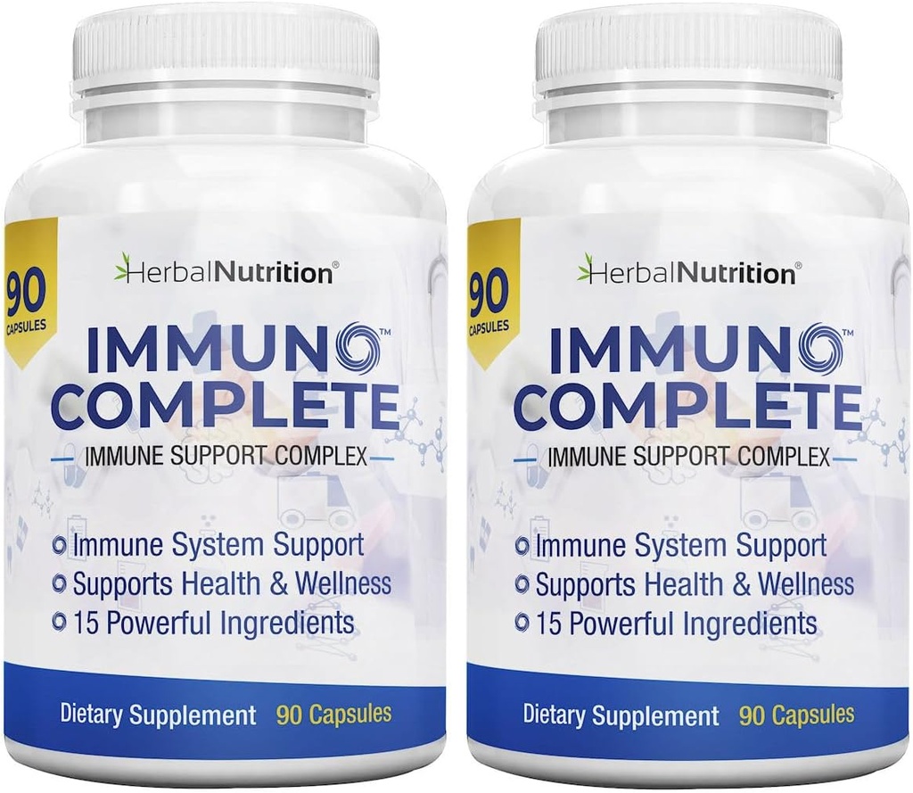 Immuno 完成一份含有维生素C, D, 锌, 镁, 老年莓和10种更协同的免疫支持材料的免疫支持补编(2)