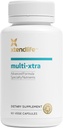 Xtendlife Multi-Xtra 多维生素用于免疫、心脏和能量支持 - 40+生物可用维生素、矿物、抗氧化剂和草药 - 用于男子、妇女和儿童 - 30天供应
