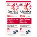 Genexa Children's Clean Acetaminophen 儿童首选食品 儿童减肥剂 儿童减肥剂 免费 零人工添加剂 年龄 2-11 美味有机蓝莓液体 4 floz
