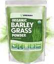 XPRS 努特拉有机大麦草粉 - 16 Ounce Premium Barley粉富含抗氧化剂,氨基酸和蛋白质 - 大麦绿色超食品豁免