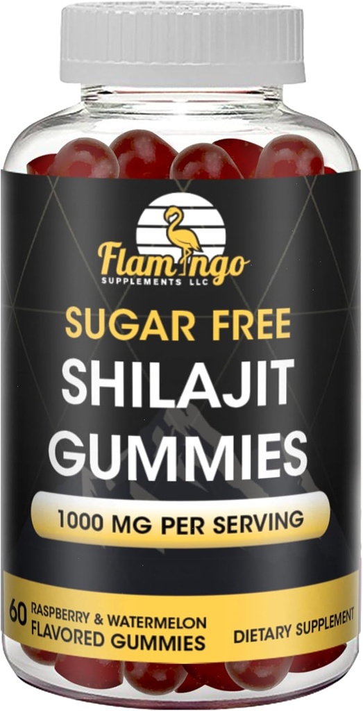 免费糖(Shilajit Gummys)(1 000mg service) -- -- 天然喜马拉雅有机富尔维奇酸(Shilajit) 男女配料 -- -- 60古米