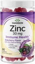 Swanson Zinc Gummys -- -- 所有天然维生素补充剂,促进抗氧化剂活动和Bodily防御 -- -- 帮助支持你的免疫系统和健康身体 -- -- (Elderberry, 60古米)