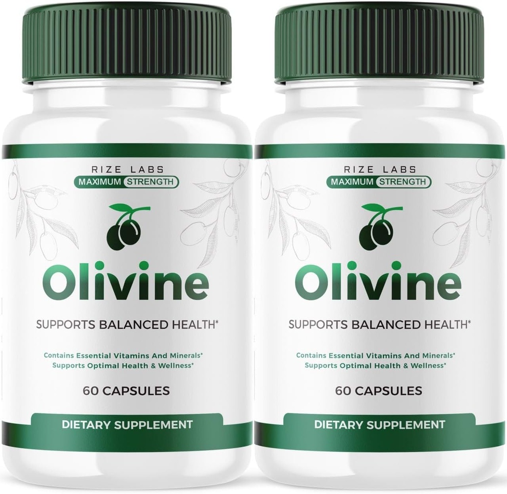 rize 实验室(2包) Olivine体重损失补编,Olivine Capsules for Total Body Wellness and a H健康的生活方式,Olivine Pills for Leaner Physique, 橄榄藤评论(120 Capsules)