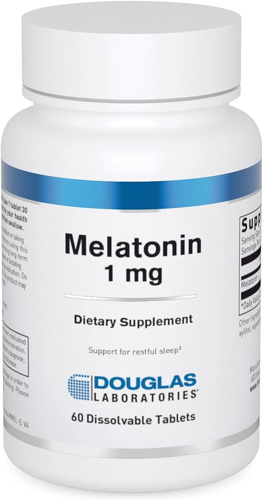 道格拉斯实验室 Melatonin 1 毫克。