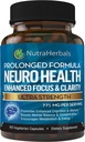 Brain Booster Supplement - 90 Day Supplement - Nootropotics 精神清晰,记忆和焦点. 长期性能科学设计----DMAE、Bacopa Monnieri、Rhodiola Rosea。