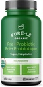 USDA 有机预生 + Probiotic 60 Organicaps - Vegan 认证有机科舍综合日消化支持. All Natural - Ultra Premium 消化饮食补充.