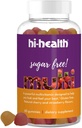 Hi-Health Sugar Free Gummy Multivitamin,天天一次,Ketogenic Vitamin,Vitamin C,Vitamin D,植物基,Gluten-Free,天然美味樱桃和草莓香草(60古米)