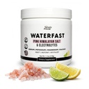 WATERFAST Keto 电解石粉用于快感和水解 - 柠檬Lime Flavor → Pink 喜马拉雅盐(钠),钾,镁,钙 → 糖无糖,胶无糖,大豆无糖
