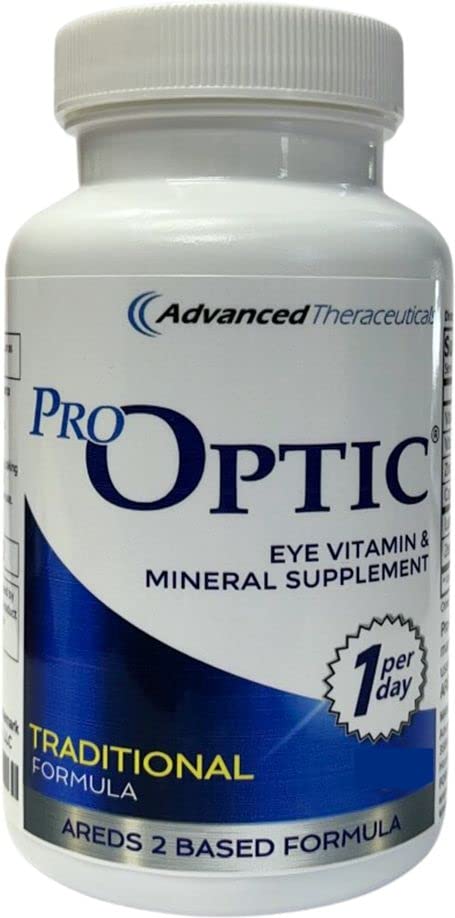 支持Optic传统公式眼补充 - AREDS 2 基于成人的愿景支持 50+ - 30 Capsules,1-Month 供应 - Lutein 10mg, Zeaxanthin 2mg