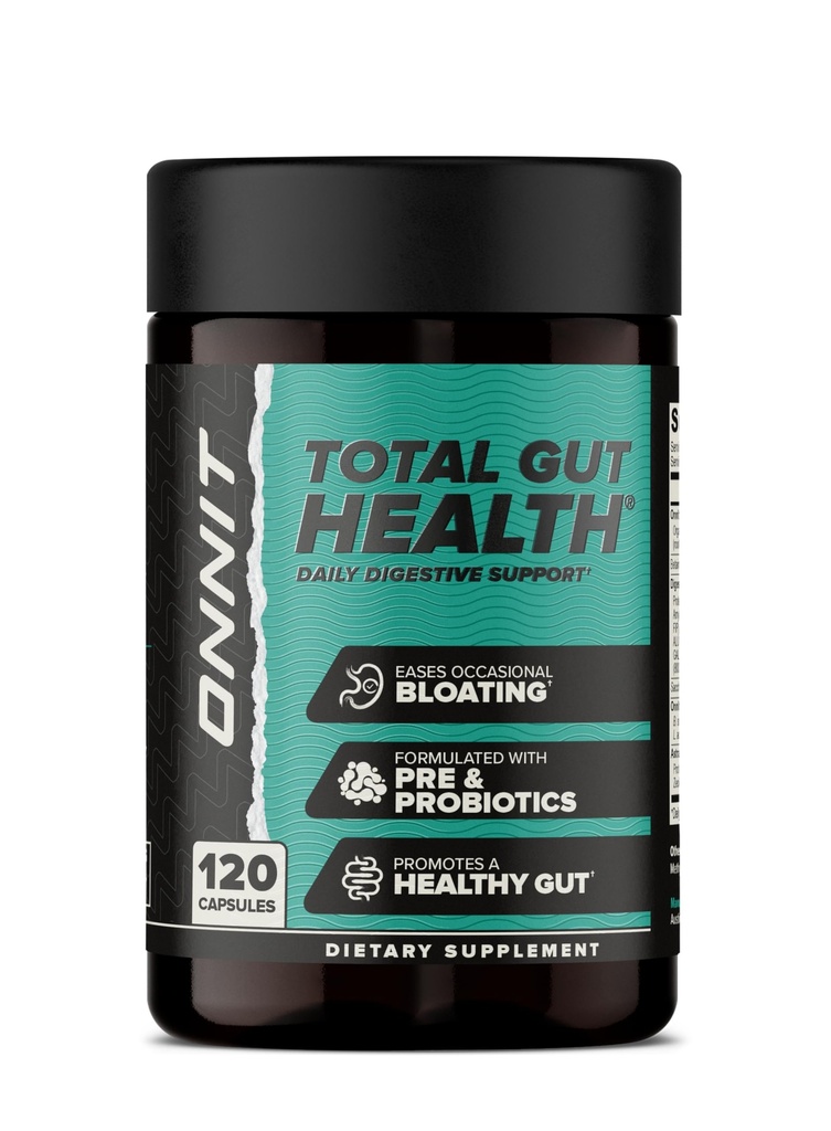 ONNIT 《综合健康日报摘要支助》,IGENTM《非GMO测试摘要补编》,供妇女和男子使用,有7种抗生素、预生素、酶和Betaine HCL,120种