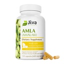 Jiva植物学 Amla Capsules (阿马拉基) - 120 Vegan Capsules - Amla Powder - 印度鹅莓生命力补充剂(120包)