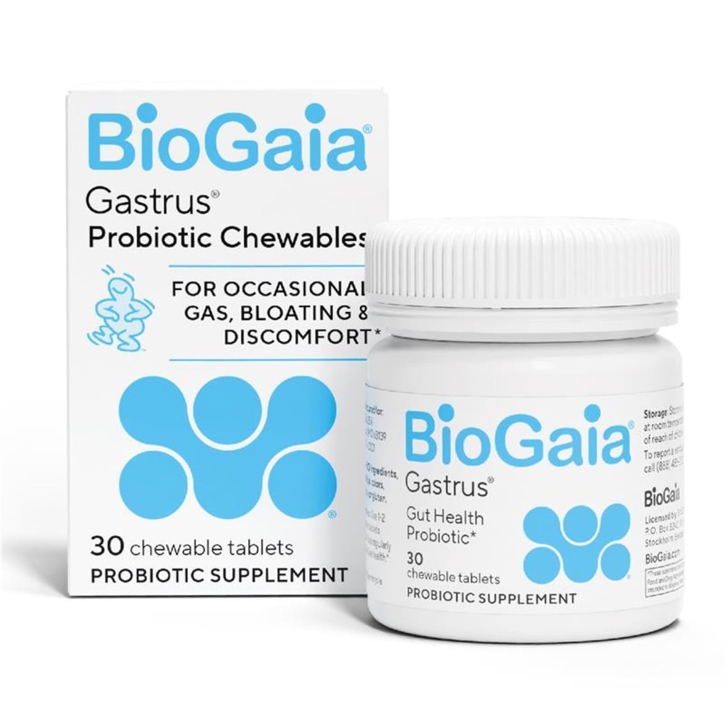 BioGaia Gastrus Gut Health Probiotic – Eases 腹膜不适,气体和布洛丁 – 促进规律性和健康性 – 帮助平衡的微生物 – 得到30年研究的支持