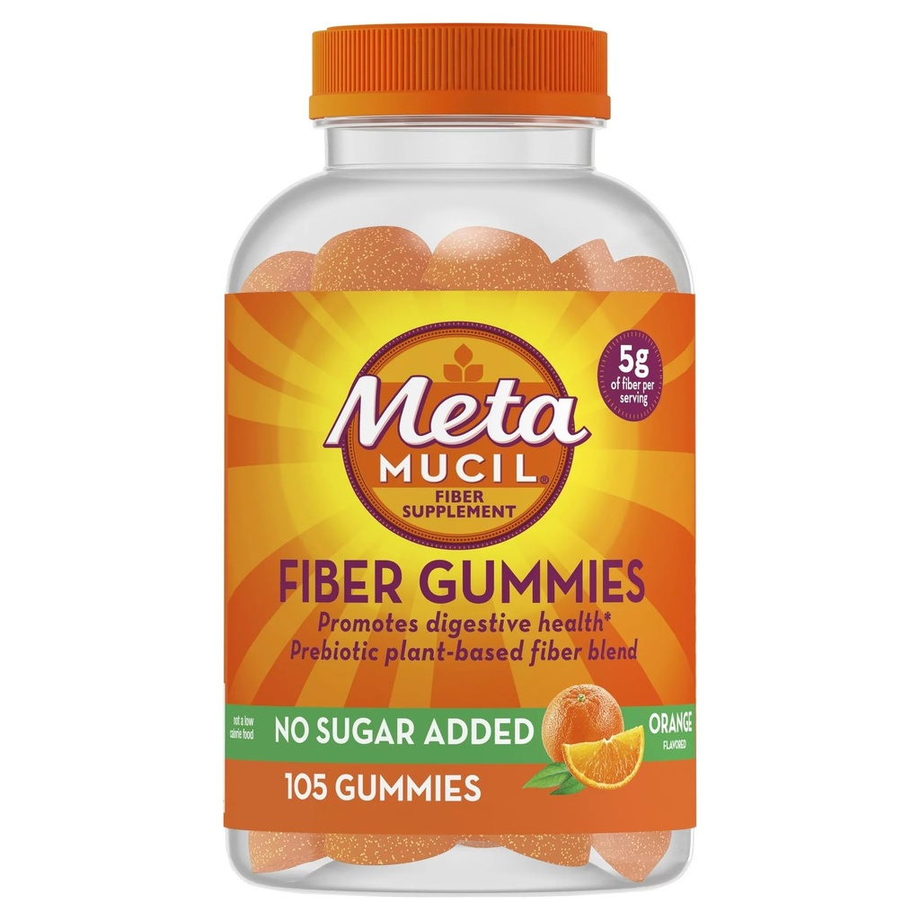 Metamucil, Fiber Gummys, 105 个伯爵