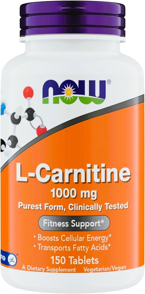 现在补充L-Carnitine 1000mg - 150平板电脑的值大小,支持利安肌肉生长,卡尼普尔,非GMO,科舍,维加斯理想,运动员和能源支持