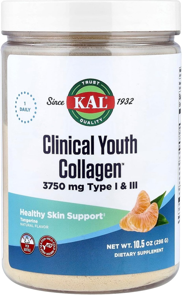 Kal临床青春科拉根I型和Iii型丹吉林,10.5 Ounce