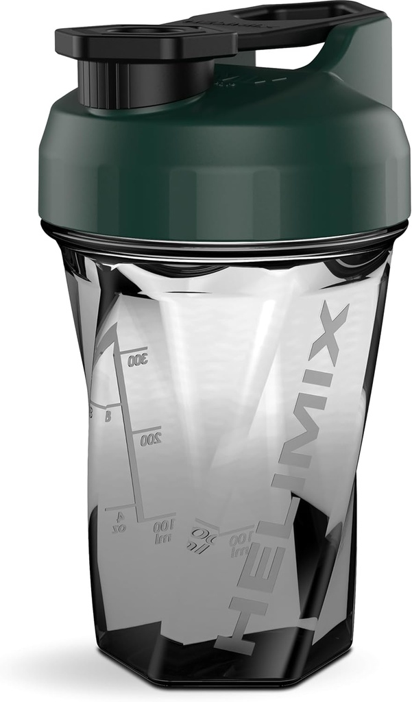 HELIMIX 1.5 Vortex Blender 摇摆瓶握住20oz |无摇摆球或Whisk |美国制造 |便携式预工作 Whei 蛋白质饮料摇摆杯 |混合鸡尾酒摇摆 |顶安全