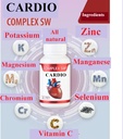 心肺健康补充剂、健康血液循环和用钾、镁、铬、ZINC、Manganese、铬、硒、30 CAPSULES 100.31 Mg