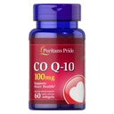 清教徒的荣耀Coenzyme CoQ10 100mg,心脏健康、血压、口腔口腔健康和健康老化支助的饮食补充,60种服务,快速释放软胶