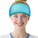 Migraine Relief Cap, 舒缓头痛 Migraine 帽子冰头包, Hangover Cap 面罩冷压 张力紧张, Puffy Eyes, Stress, Sinus, 冰蓝