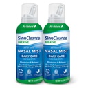 SinuCleanse Daily Care Sterile Saline Nasal Spray, Ultra Fine Mist, 即时摩擦和解除每天的鼻塞因冷冻和干燥空气,4.5 Oz(2Pack),美国制造