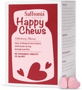 Unichi Saffronia Happy Chews, 沙发支持和减轻精神压力的补充品, 老年莓味, 60块餐具