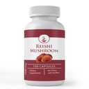 纯原始成份 Reishi 蘑菇, (100 Capsules) 永远纯净, 无添加剂或填充器, 实验室验证