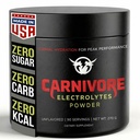 肉食用精液粉 - 平衡电解支持,零碳化物,Keto Friendly - 优化能源与恢复的补充 - 90种服务(未受欢迎)