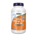 现在食品补充品,Ultra Omega 3-DTM,Omega-3鱼油+维生素D-3,心血管支持*,180软胶