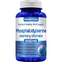 Brain Support的内存补充QQ Phosphatidylserine 外加内存和焦点复合体,配有 Ginkgo Biloba DMAE Rosemary 和 Gotu Kola 制造和测试的美国(66天供应)