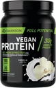 Swanson Full Depositive Vegan蛋白 - Vanilla Flavor, 全Vegan蛋白粉用于肌肉建设和恢复 - 30克