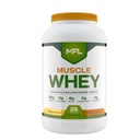 MFL 肌肉Whey蛋白l 28g 蛋白l 8g BCAAs l Keto 友好l 低碳l 2 lbs (万尼拉豆)
