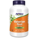 Now 食品补充品,Valeriana root(Valeriana officinalis)500毫克,草药补充品,250Veg Capsules