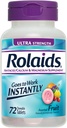 Rolaids Antacid Calcium & Magnesium 超强板块,果实 72 ea