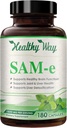 1,500mg SAM-e 补充 - 高强度 S-Adenosyl-L-甲基安非他明 Capsules 1,500mg 为大脑肝脏和木质支持服务 - 非GMO 高吸收 同一补充(60名服务员)