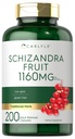 Carlyle Schisandra Supplement 1160 mg → 200 Capsules → Berry 水果提取 → 非GMO 和 Gluten Free