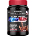 AllMAX QUICKMASS,巧克力 - 3.5磅 - 快速质量增殖催化剂 - 最高64克蛋白质 人服 - 3:1 碳对蛋白质比 - 零转脂肪 - 最高24个服