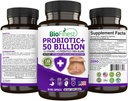 BioFines Probiotic 50亿 CPU 酶补充剂 - 12 Probiotics Strains with 3 Natural Prebiotics - Gut Digestion Detox Gas Bloating Contipation - Acidophilus for Men Women (60 Veg. caps) 配药 配药 配药 配药