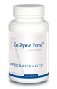 生物学研究 Zn-Zyme Forte 25 mg Zinc,Immune系统支持,最佳细胞功能,配有添加抗氧化剂的片基. 100块平板