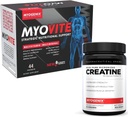 Myogenix Myovite Multivitamin & Creatine Monohydrate Bundle – 完整的每日营养和纯强度支持 – 燃料能源,肌肉生长,耐力和复苏