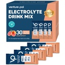 Venture Pal High Sodium Sugar Free Electrolytes Powder Packet - 带有维生素,钠和钾的水解包 → 零卡路里 → Vegan, Keto & Paleo 友好电解质 饮料 – 30 棒