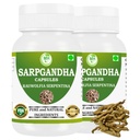 Morsan Health Careal Sarpgandha(劳沃菲亚·塞尔彭蒂纳) Capsules – pack of 2 x 60 Veg Capsules → 500 mg Herbal 提取 → 天然 Ayurvedic 每日健康补充