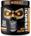 JNX 移植诅咒! 男子和女子预选工作粉,咖啡因,Beta-Alanine,Creatine,L-Citrulline,50名服务员,Orange Mango Flavor – 助力能量,力量和焦点
