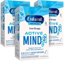 Enfamil Fer-In-Sol Iron Suppers for Infants & Toddlers, 支持大脑发育, 50 mL 滴水瓶, 包装 3