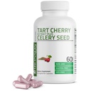 Bronson Tart Cherry 提取器 + Celery种子 Capsules - 强力Uric Acid Cleanse, 联合流动性支持和肌肉恢复补充剂 - 非GMO公式 - 60 蔬菜 Capsules
